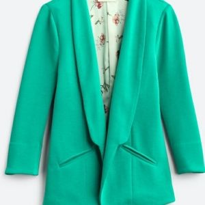Teal scuba blazer